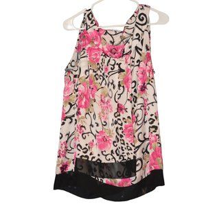 Dress barn layered blouse